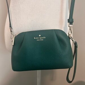 Kate Spade Green Leather Crossbody Bag